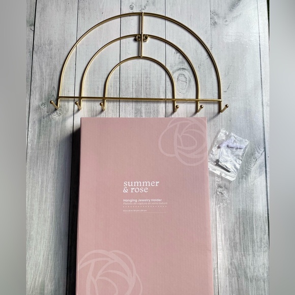 Summer & Rose Gold Jewelry Organizer NIB Jewelry Organizers